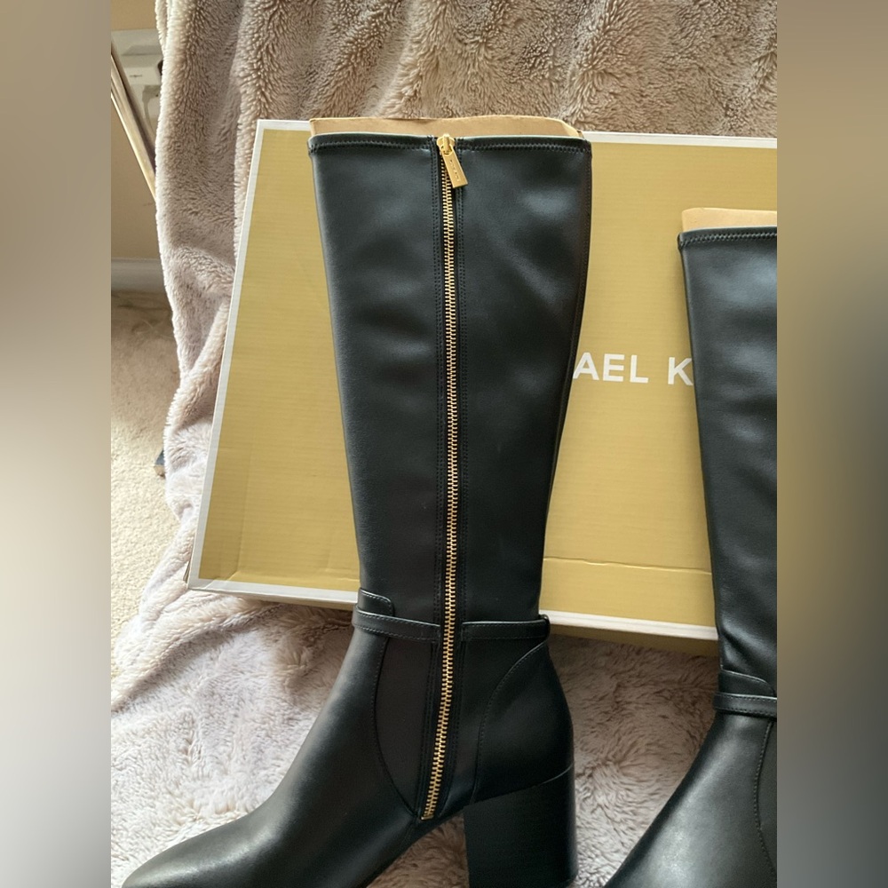 Michael Kors Ella Block Heel Boot - Picture 3 of 11